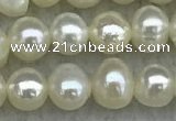 FWP32 14.5 inches 4.8mm potato white freshwater pearl strands