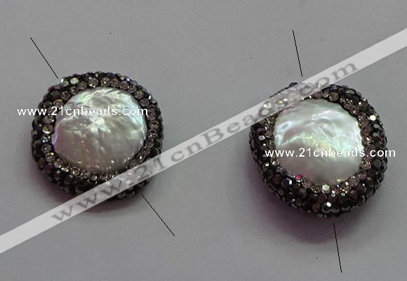NGC7501 20*22mm - 22*24mm freeform pearl connectors wholesale