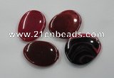 NGP1176 40*50mm - 50*60mm freeform agate gemstone pendants wholesale