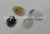 NGP1187 30*40mm - 40*50mm freeform agate gemstone pendants wholesale