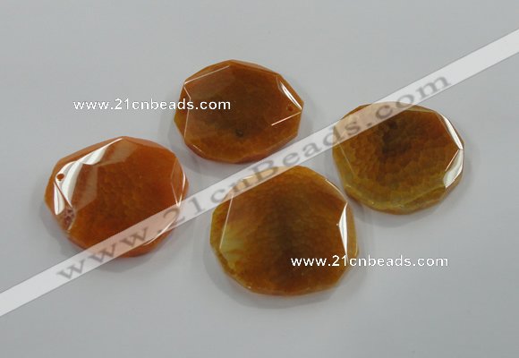 NGP1208 40*45mm - 50*65mm freeform agate gemstone pendants wholesale