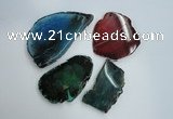 NGP1262 40*50mm - 50*70mm freeform agate gemstone pendants wholesale