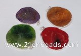 NGP1539 45*55mm - 50*60mm freeform agate gemstone pendants