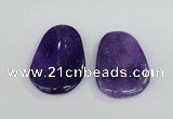 NGP1866 40*52mm - 40*58mm freeform agate gemstone pendants