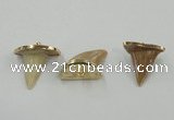 NGP2498 15*18mm - 18*20mm shark teeth pendants wholesale