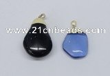 NGP2798 15*30mm - 25*35mm freeform crystal glass pendants wholesale