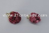 NGP2913 15*20mm - 25*30mm freeform desert rose pendants wholesale