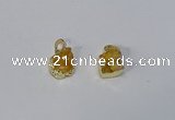 NGP3085 10*12mm - 12*14mm freeform druzy agate pendants wholesale
