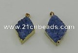 NGP4078 25*35mm - 28*40mm diamond druzy quartz pendants
