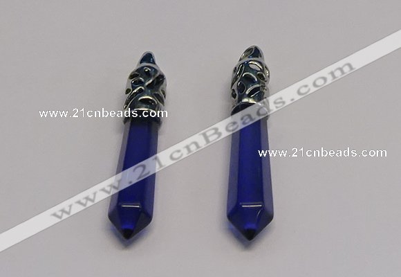 NGP5431 10*65mm sticks crystal glass pendants wholesale