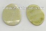 NGP5863 35*55mm - 38*58mm freeform lemon jade pendants wholesale