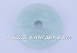 NGP603 5pcs 7*35mm amazonite gemstone donut pendants wholesale