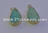 NGP7134 20*30mm - 22*32mm freeform amazonite gemstone pendants