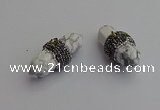 NGP7215 15*40mm sticks white howlite pendants wholesale