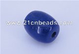 NGP722 13*15mm drum natural lapis lazuli gemstone pendant