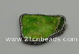 NGP7228 30*50mm - 40*60mm freeform sea sediment jasper pendants