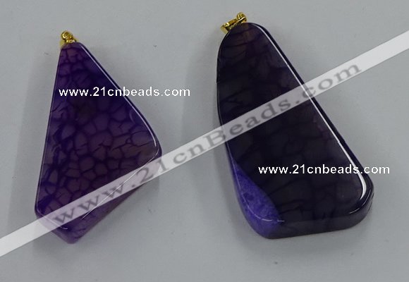 NGP8660 20*40mm - 40*50mm freeform agate pendants wholesale