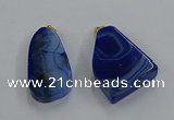 NGP8662 20*40mm - 40*50mm freeform agate pendants wholesale