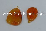NGP8725 28*40mm - 30*54mm freeform agate pendants wholesale