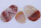 NGP895 5PCS 30-45mm*40-65mm freeform agate druzy geode gemstone pendants