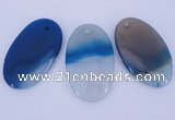NGP915 5PCS 30*55mm marquise agate druzy geode gemstone pendants