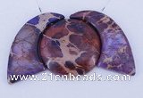 NGP93 Dyed imperial jasper gemstone pendants set jewelry wholesale