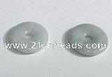 NGP9712 20mm donut aquamarine gemstone pendants wholesale