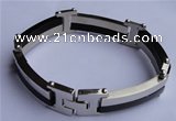 SSB11 8.5 inches black 304 stainless steel fashion bracelet wholesale