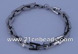 SSB130 8.5 inches 8mm width 304 stainless steel bracelet wholesale