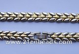 SSN01 19.5 inches gold plated 304 stainless steel necklace wholesale