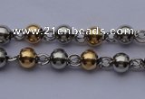 SSN28 25 inches gold plated 304 stainless steel necklace with cross