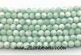 CAS301 15.5 inches 6mm round snowflake angelite gemstone beads