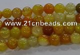 CAA1040 15.5 inches 4mm round dragon veins agate beads wholesale