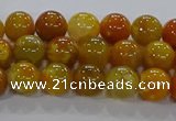 CAA1041 15.5 inches 6mm round dragon veins agate beads wholesale