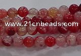 CAA1050 15.5 inches 4mm round dragon veins agate beads wholesale