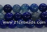 CAA1061 15.5 inches 6mm round dragon veins agate beads wholesale