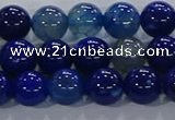 CAA1062 15.5 inches 8mm round dragon veins agate beads wholesale