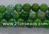 CAA1066 15.5 inches 6mm round dragon veins agate beads wholesale