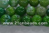 CAA1068 15.5 inches 10mm round dragon veins agate beads wholesale