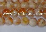 CAA1071 15.5 inches 6mm round sakura agate gemstone beads