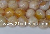 CAA1072 15.5 inches 8mm round sakura agate gemstone beads