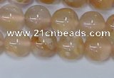 CAA1073 15.5 inches 10mm round sakura agate gemstone beads