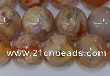 CAA1074 15.5 inches 12mm round sakura agate gemstone beads