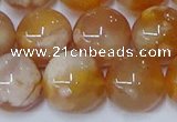 CAA1075 15.5 inches 14mm round sakura agate gemstone beads