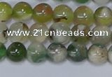 CAA1090 15.5 inches 6mm round sakura agate gemstone beads