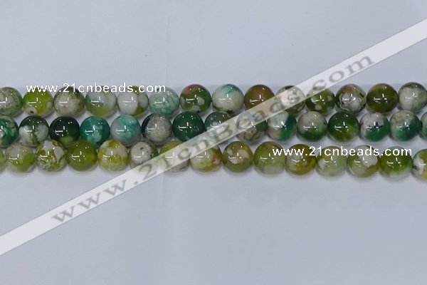 CAA1093 15.5 inches 10mm round sakura agate gemstone beads