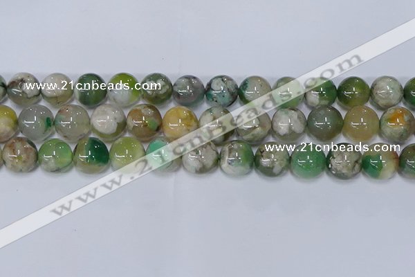 CAA1095 15.5 inches 14mm round sakura agate gemstone beads