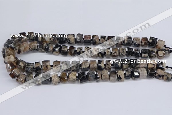 CAA1113 15.5 inches 8*12mm - 15*20mm nuggets sakura agate beads