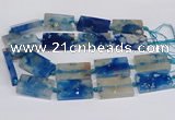 CAA1168 15.5 inches 22*40mm rectangle sakura agate gemstone beads