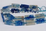 CAA1168 15.5 inches 22*40mm rectangle sakura agate gemstone beads